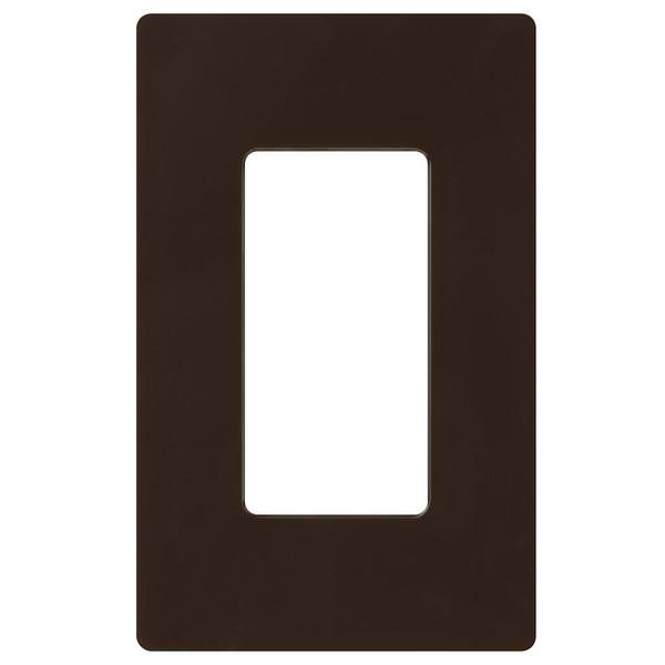 1-Gang Brown Gloss Wallplate