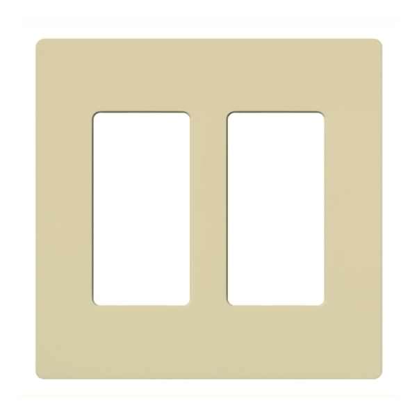 2-Gang Ivory Gloss Wallplate