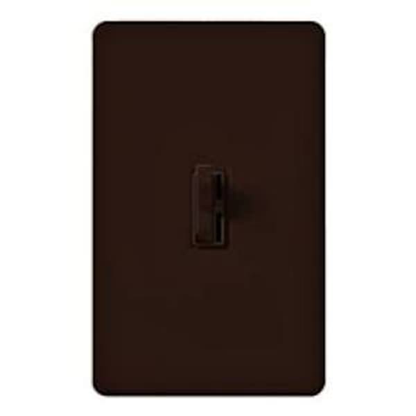 277 volt Brown Toggler 1000 watt Single-Pole / 3-Way Flourescent Wall Dimmer Switch