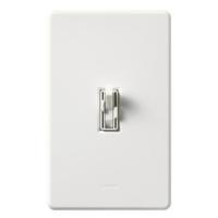 Lutron 120 volt White Toggler 300 watt Single-Pole Incandescent / Halogen Wall Dimmer Switch and Fan Control