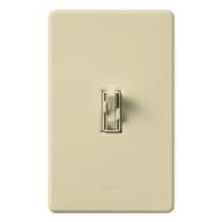 Lutron 120 volt Ivory Toggler 300 watt Single-Pole Incandescent / Halogen Wall Dimmer Switch and Fan Control