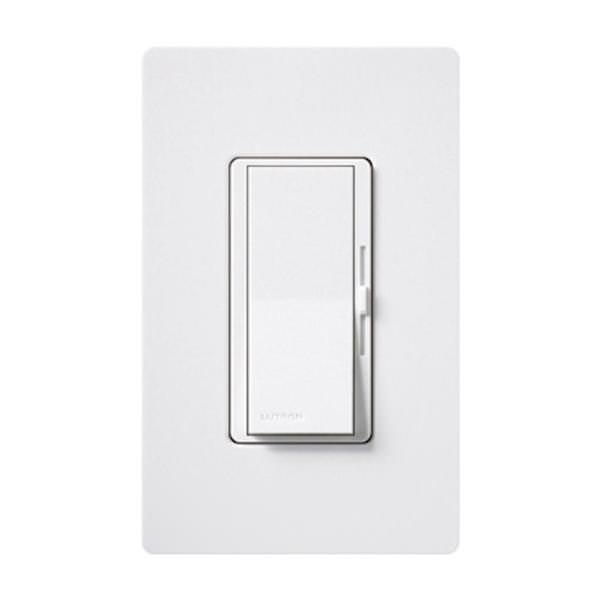 120 volt White Toggler 1000 watt Single-Pole Incandescent / Halogen Wall Dimmer Switch