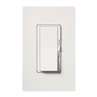 Lutron 120 volt White Toggler 800 watt Single-Pole Incandescent / Halogen Wall Dimmer Switch