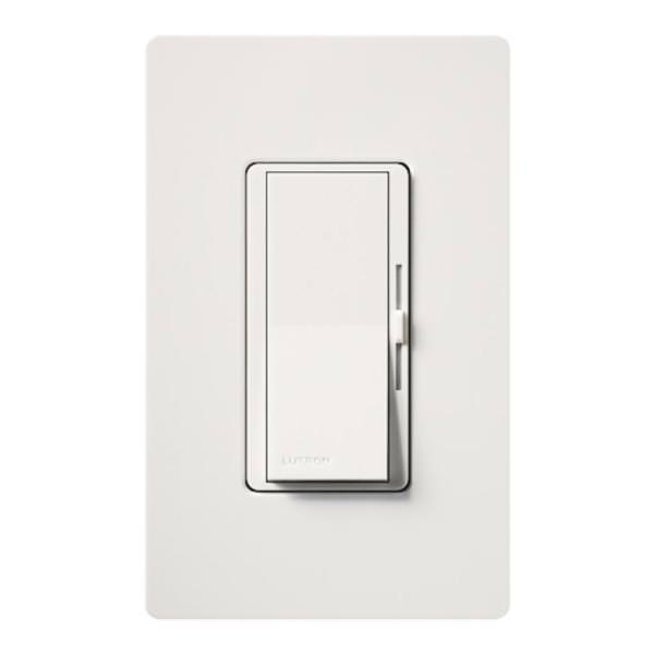 120 volt White Toggler 450 watt Single-Pole / 3-Way Incandescent / Halogen Magnetic Low Voltage Wall Dimmer Switch