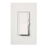 Lutron 120 volt White Toggler 450 watt Single-Pole / 3-Way Incandescent / Halogen Magnetic Low Voltage Wall Dimmer Switch