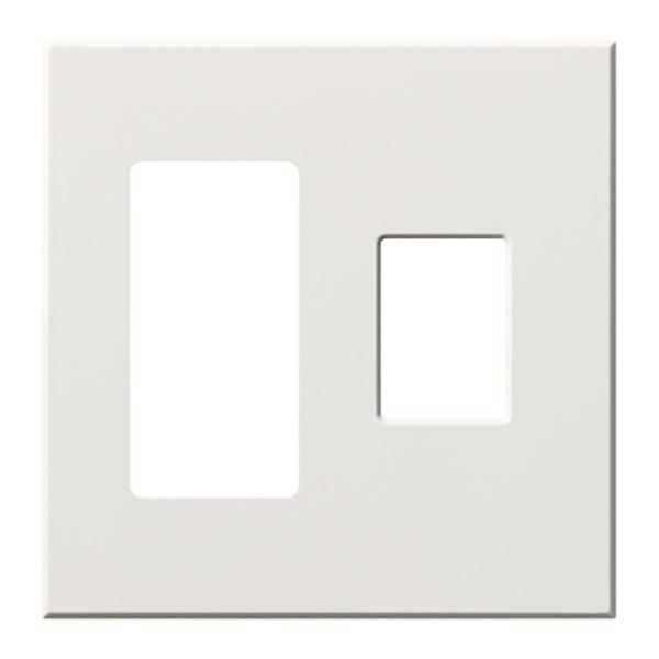 2-Gang White Wallplate