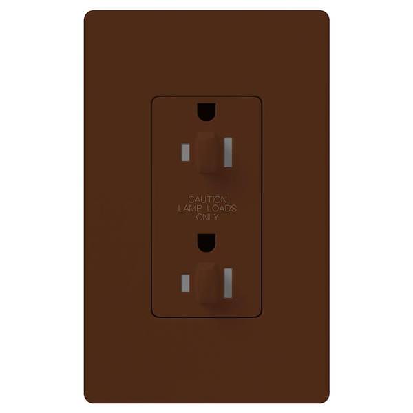 Sienna 15 amp 120 volt Tamper Resistant Dual Dimming Receptacle Outlet