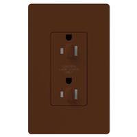 Lutron Sienna 15 amp 120 volt Tamper Resistant Dual Dimming Receptacle Outlet