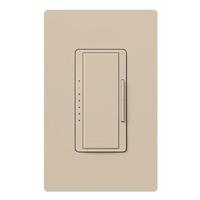 Lutron 120 volt 6 amp Taupe Single-Pole / 3-Way 3-Wire Fluorescent Wall Dimmer Switch