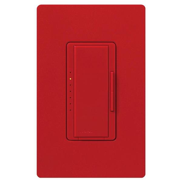 120 volt Hot Red 450 watt Single-Pole / 3-Way Incandescent / Halogen Magnetic Low Voltage Wall Dimmer Switch