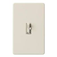 Lutron 120 volt Light Almond Toggler 150 watt Single-Pole / 3-Way CFL/LED Wall Dimmer Switch