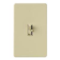 Lutron 120 volt Ivory Toggler 150 watt Single-Pole / 3-Way CFL/LED Wall Dimmer Switch