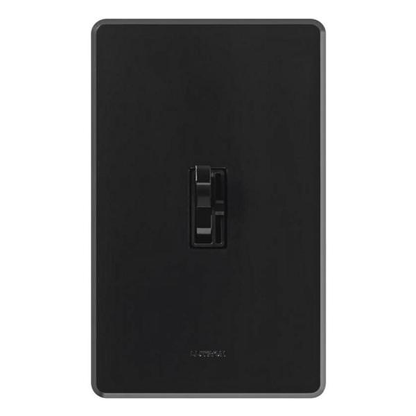 120 volt Black Toggler 150 watt Single-Pole / 3-Way CFL/LED Wall Dimmer Switch