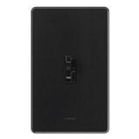 Lutron 120 volt Black Toggler 150 watt Single-Pole / 3-Way CFL/LED Wall Dimmer Switch