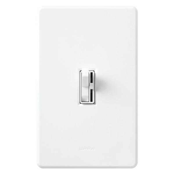 120 volt White Toggler Single-Pole / 3-Way LED / Incandescent Wall Dimmer Switch