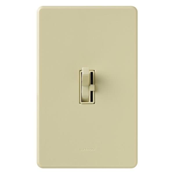 120 volt Ivory Toggler Single-Pole / 3-Way LED / Incandescent Wall Dimmer Switch