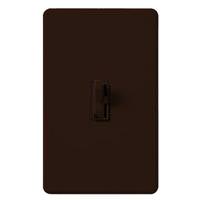 Lutron 120 volt Brown Toggler Single-Pole / 3-Way LED / Incandescent Wall Dimmer Switch