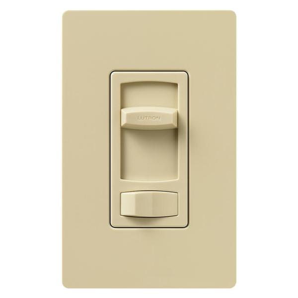 120 volt Ivory Rocker 1000 watt Single-Pole / 3-Way Incandescent / Halogen Wall Dimmer Switch