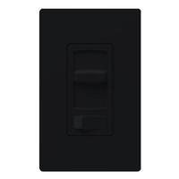 Lutron 120 volt 1.5 amp Black Rocker 3-Speed Fan Control