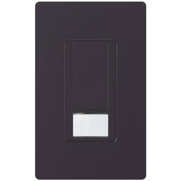 120/277 volt Black In-Wall Switch Occupancy and Vacancy Sensor