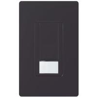 Lutron 120/277 volt Black In-Wall Switch Occupancy and Vacancy Sensor