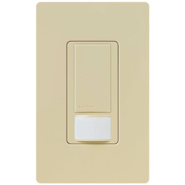 120/277 volt Ivory In-Wall Switch Occupancy and Vacancy Sensor