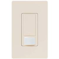 Lutron 120/277 volt Light Almond In-Wall Switch Occupancy and Vacancy Sensor