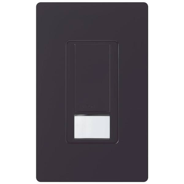 120/277 volt Black In-Wall Switch Occupancy and Vacancy Sensor