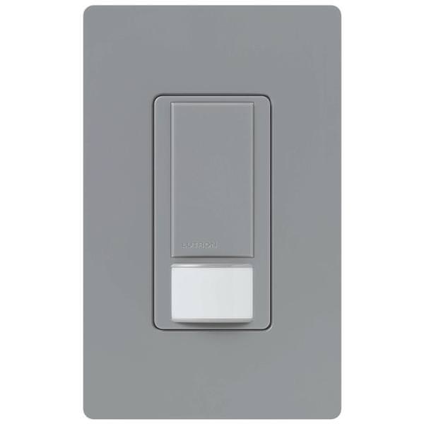 120/277 volt Gray In-Wall Switch Occupancy and Vacancy Sensor