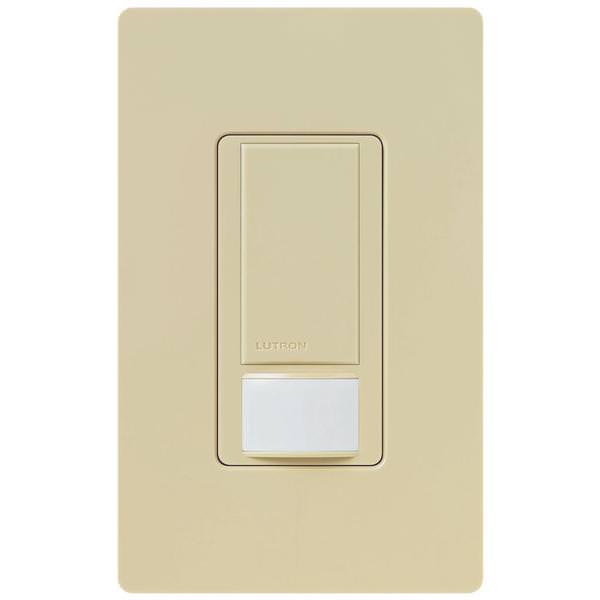 120/277 volt Ivory In-Wall Switch Occupancy and Vacancy Sensor