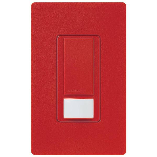 120 volt Hot Red In-Wall Switch Vacancy Sensor