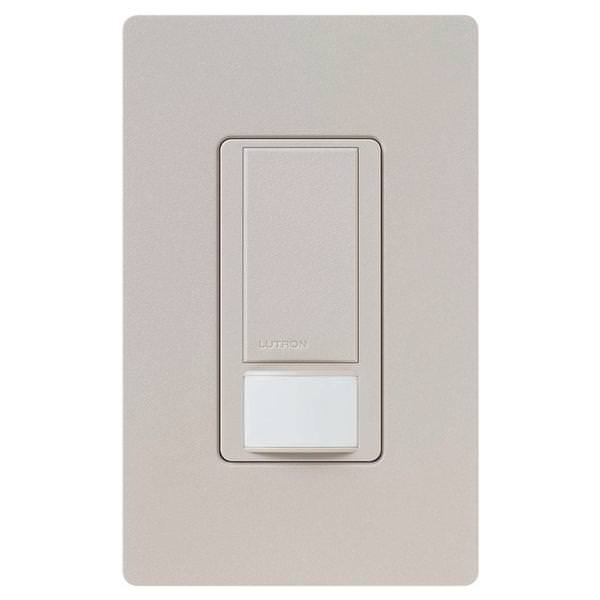 120/277 volt Taupe In-Wall Switch Occupancy and Vacancy Sensor