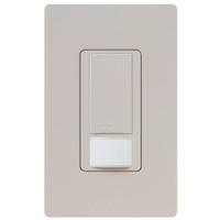 Lutron 120/277 volt Taupe In-Wall Switch Vacancy Sensor