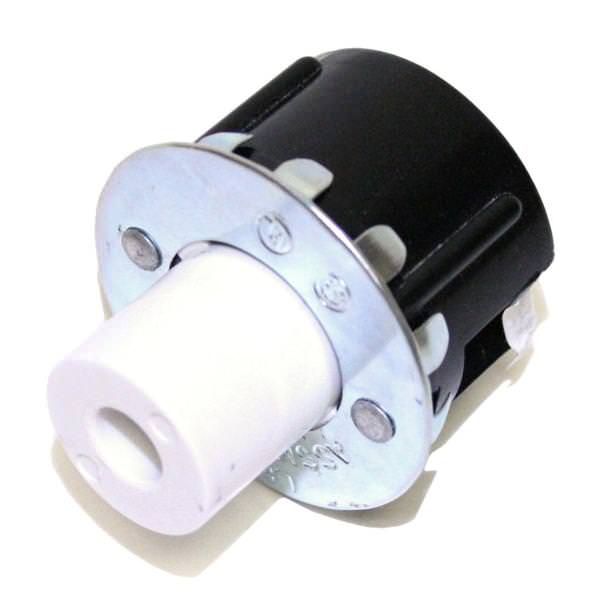 LH0151 Slimline Single Pin Button Snap-In Fluorescent Lampholder (Leviton #516) Plunger End