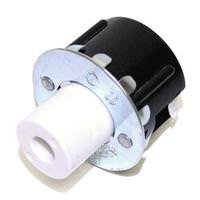 LH0151 Slimline Single Pin Button Snap-In Fluorescent Lampholder (Leviton #516) Plunger End