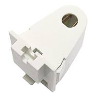 Slimline Single Pin Shallow Base Pedestal Slide-On Quickwire Fluorescent Lamp Holder Stationary End Socket