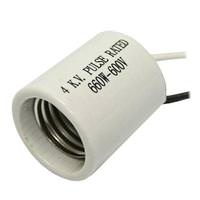 Pulse Rated Medium Screw Base Porcelain Socket with Leads