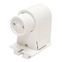 Medium Bi-Pin Pedestal Slide On Plunger Fluorescent Lampholder End