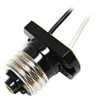 Phenolic Flanged Adapter with Medium Screw (E26) Base