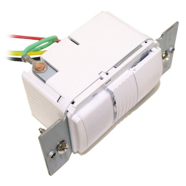 White Passive Infrared Wall Switch Sensor