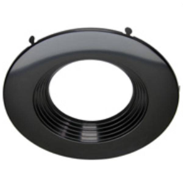 4" Black Trim For LED Downlight