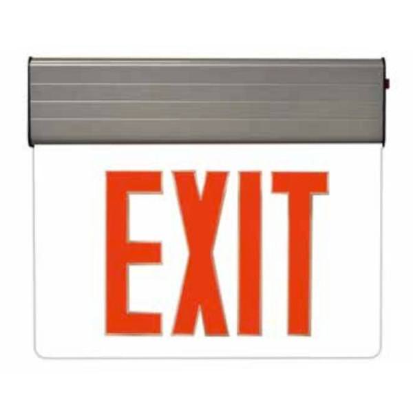 120/277 volt 1 Sided Clear Red Exit Light LED