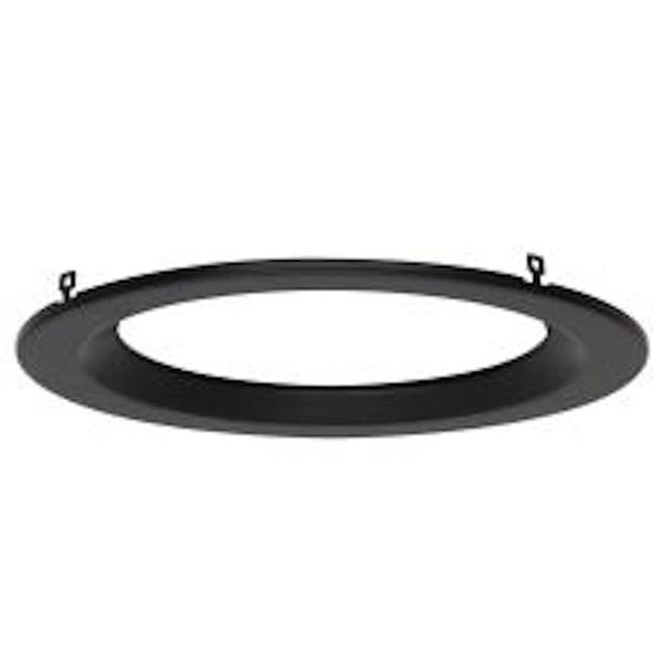 6" Black Trim For LED Downlight