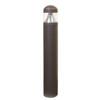 Maxlite 22 watt 120/277 volt CCT Selectable Bronze  Round Bollard Dimmable LED Light Fixture