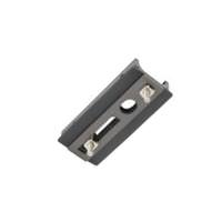 View 3” Round pole adaptor, Labor saving slotted drill pattern, Bronze