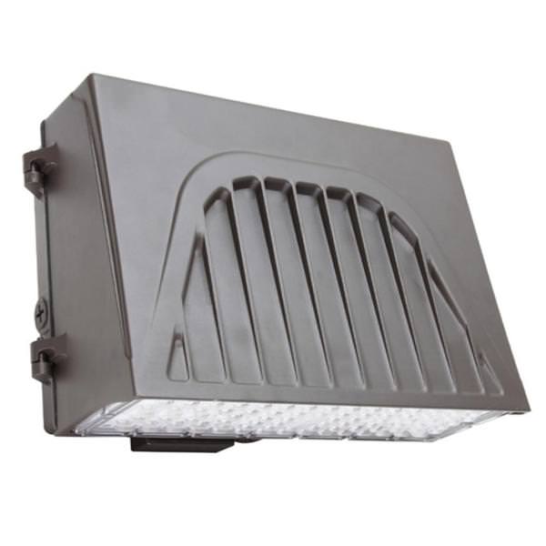70 watt 120/277 volt CCT Selectable Bronze LED Wall Pack