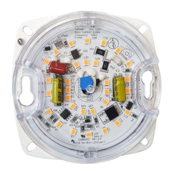 10 watt 120 volt 3" 3000K Natural White Dimmable High CRI Round LED Light Engine