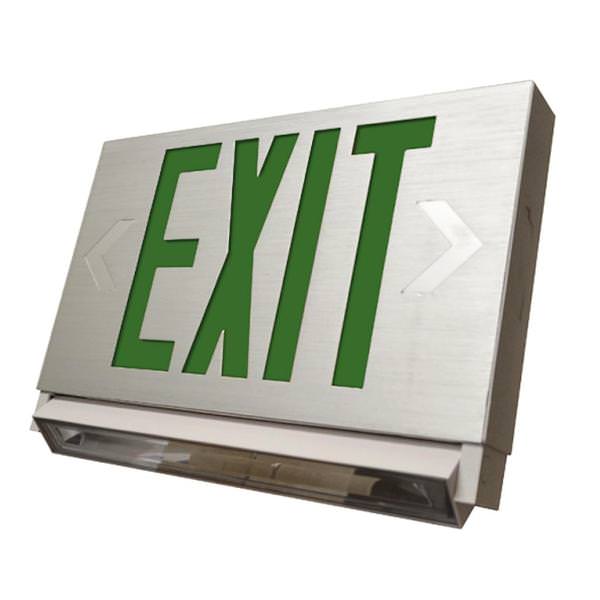 Double Face Green Exit Light LED