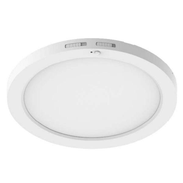 12" 23 watt 120 volt CCT Selectable Motion Sensor White LED