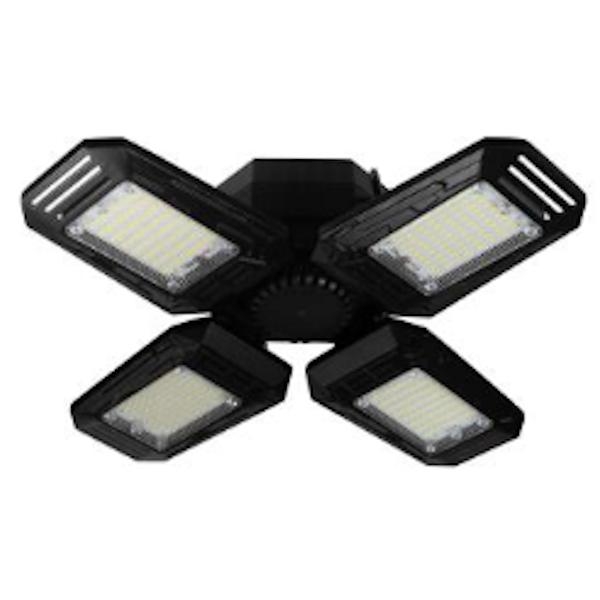 54 watt 120 Volt Medium Screw Black 5000K Daylight LED Garage Light